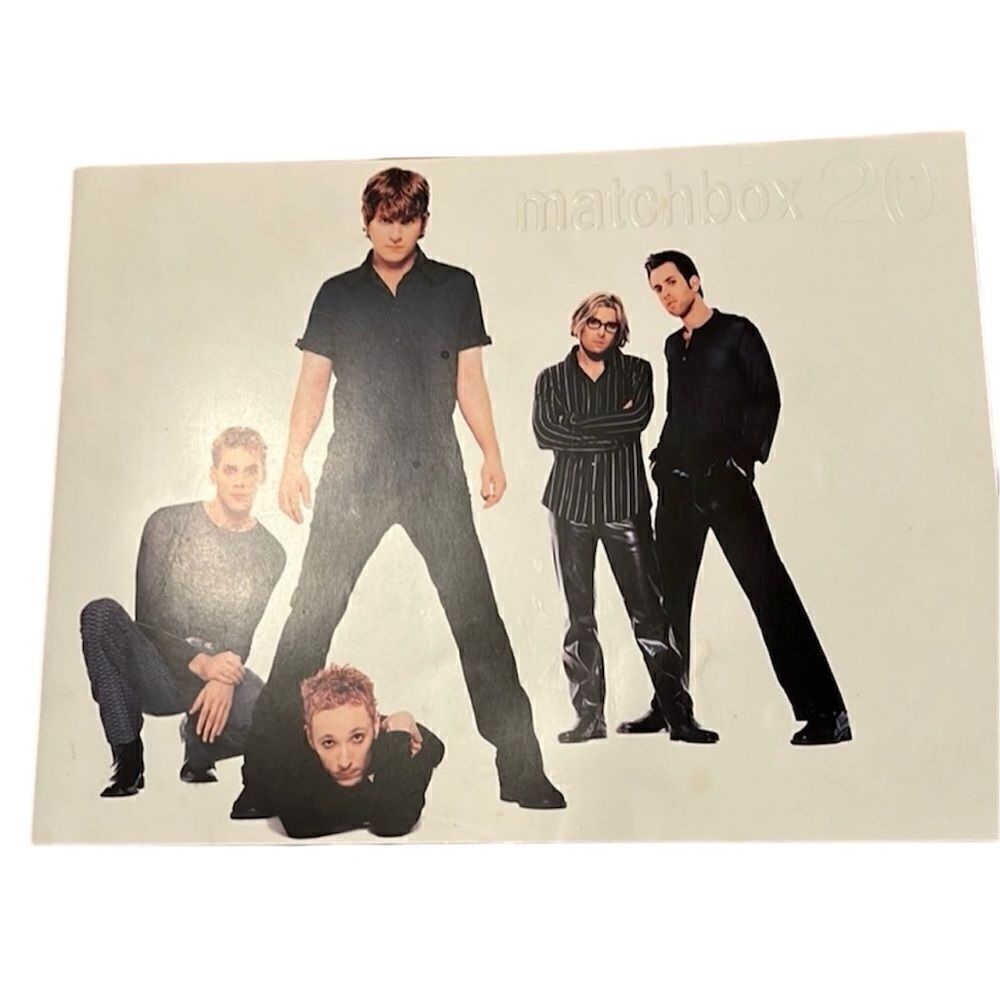 Vintage Matchbox 20 tour book GVC